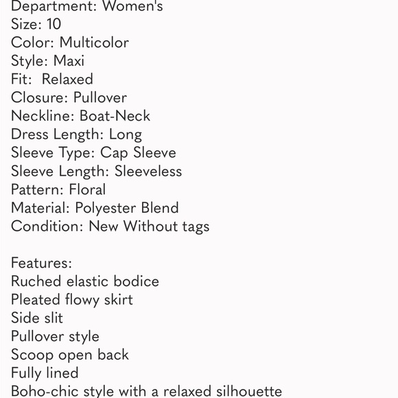 Free People Heart To Heart Floral Midi Dress in Ocean Combo Size 10 NWOT - Picture 8 of 8